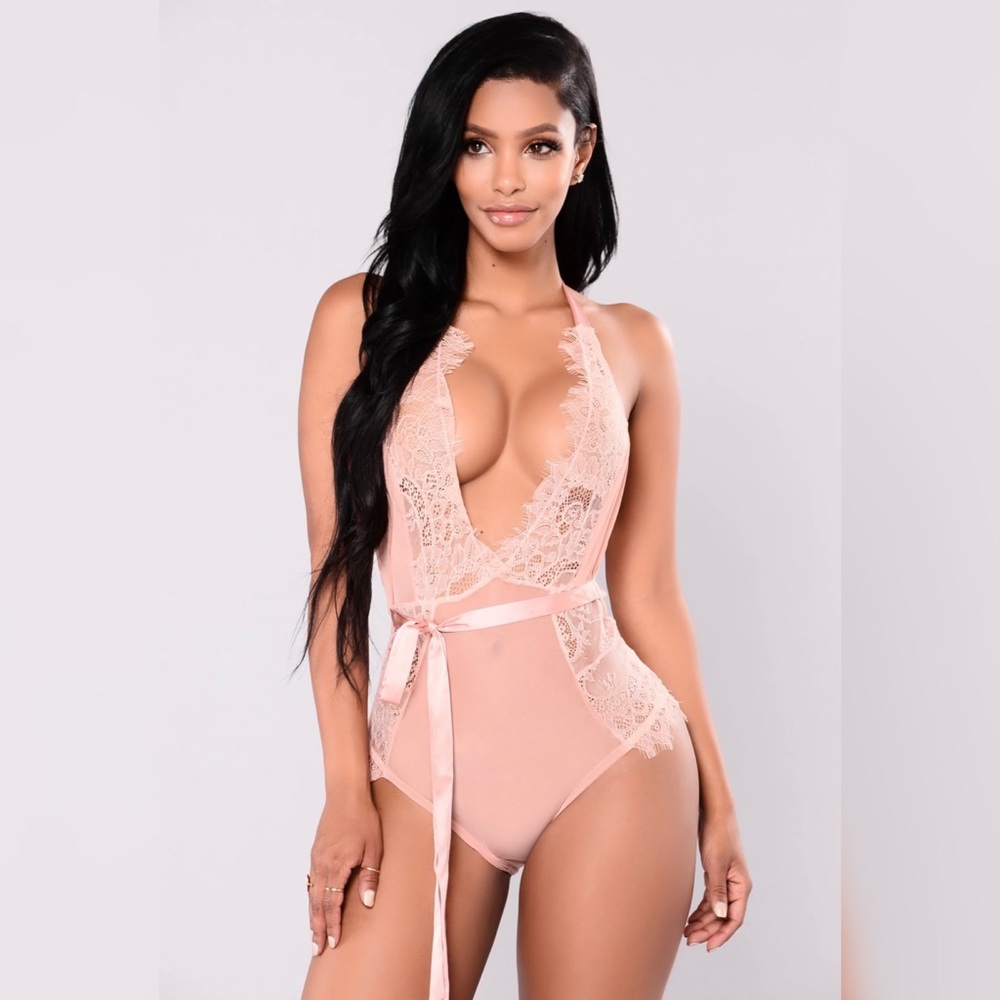 Fashion Nova Lashes Out Lace Teddy